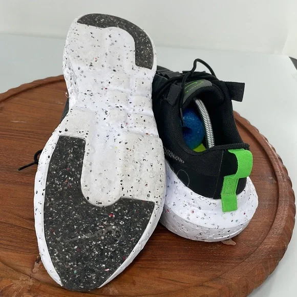 Nike Men's Crater Impact Black/neon green  size 13 - Picture 8 of 10